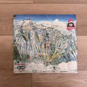 Jackson Hole 50th Anniversary Spanky Microfiber Lens Cloth Ski Trail Map